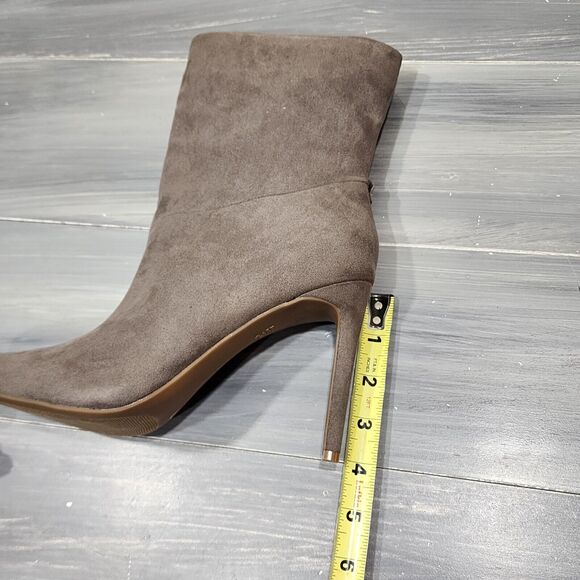 INC International Concepts Reanna Boots Stiletto Heel Pointed Toe Faux Suede 9M - Picture 8 of 12